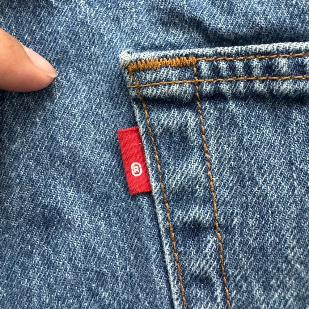Levi's 501 Original Fit Jeans Mens 38x30 Blue Straight Leg Denim‎ Workwear